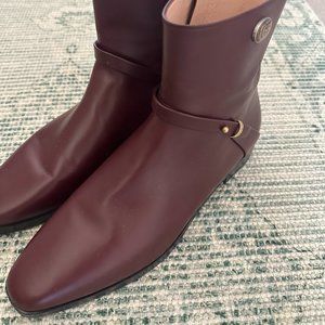 Gucci Burgundy Chelsea Boots